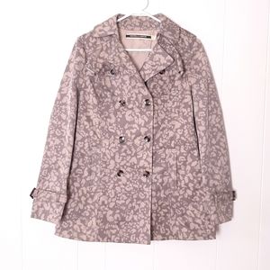 Anthropologie Daughters of the Liberation Subtle Survival leopard trench coat